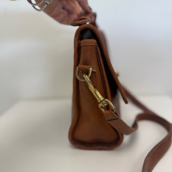 COACH VINTAGE BAG #5047 PRE OWN  BROWN COLOR - Picture 4 of 9